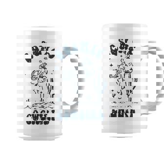 Retro Cowgirl In Space Cosmic Cowboy Western Country Cowgirl Coffee Mug - Thegiftio