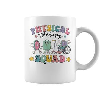 Retro Physical Therapy Pt Squad Pediatric Physical Therapist Coffee Mug | Mazezy
