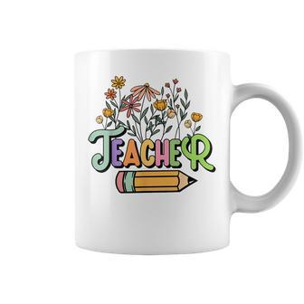 Retro Teacher Teacher For Women Best Teacher Gifts Coffee Mug | Mazezy
