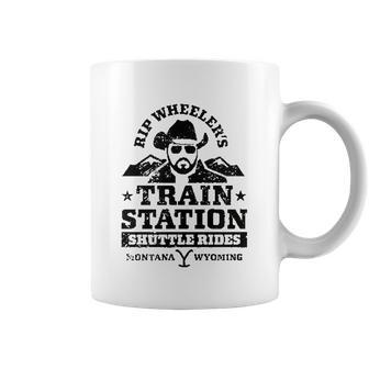Rip Wheelrs Yellowstone Wheelers Train Station Coffee Mug - Thegiftio UK