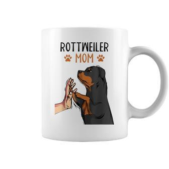 Rottweiler Mom Rottie Dog Mama Funny Mothers Day Coffee Mug - Thegiftio UK