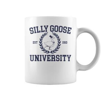 Silly Goose University Mens Womens Silly Goose Meme Clothing Coffee Mug | Mazezy