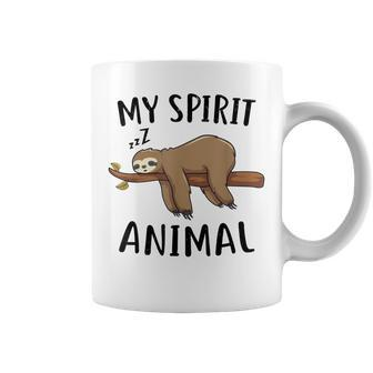 Sloth- My Spirit Animal Funny Sloth Gift Coffee Mug | Mazezy CA