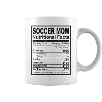 Soccer Mom Nutritional Facts Coffee Mug | Mazezy UK