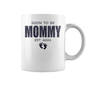Soon To Be Mommy 2020 And Promoted To Mom Baby Announcement Gift For Womens Coffee Mug | Mazezy