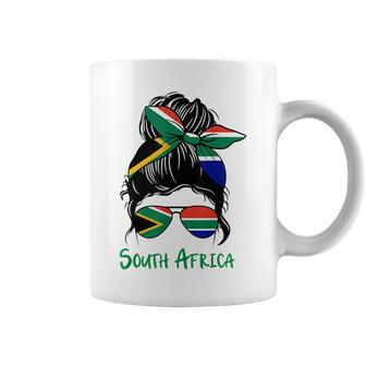 South Africa Girl South African Girl South Africa Woman Flag Coffee Mug | Mazezy