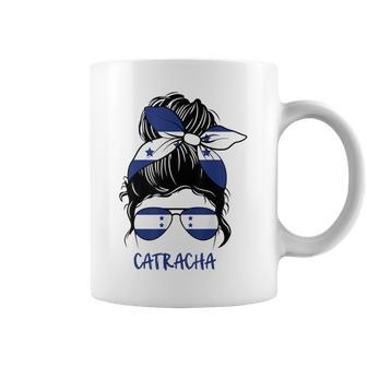 Soy Catracha For Hondurans Honduras Flag Girl Coffee Mug | Mazezy