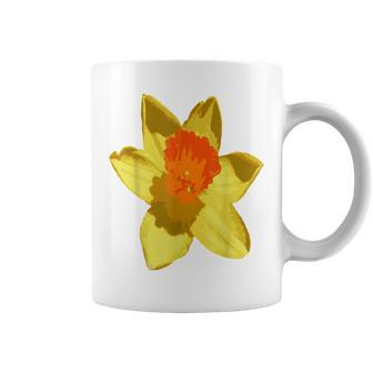 Spring Daffodil Vector Isolated Coffee Mug - Seseable