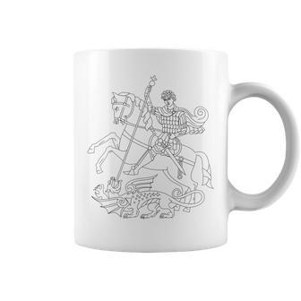 St George And The Dragon Soldier Saint Crusades Coffee Mug - Seseable
