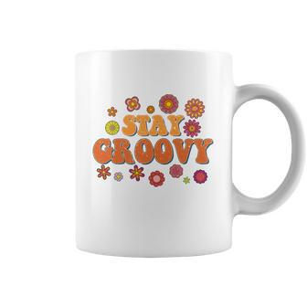 Stay Groovy Cute Toddler Free Spirit Hippie Style Coffee Mug - Thegiftio UK