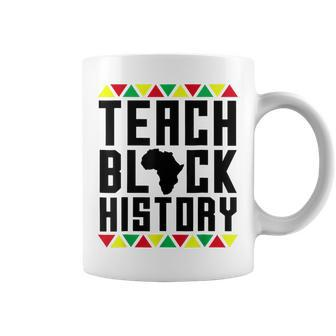 Teach Black History Teacher Black History Month V2 Coffee Mug - Seseable