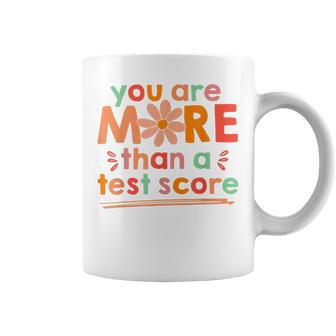 Test Day Teacher You Are More Than A Test Score Kids Coffee Mug | Mazezy