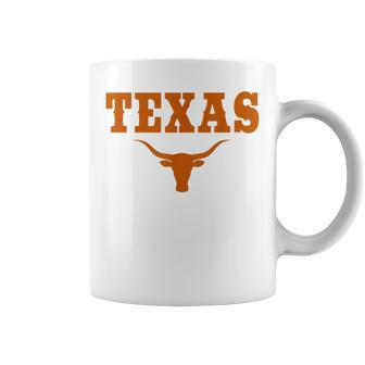 Texas Tx American Bull United States Font Coffee Mug - Thegiftio UK