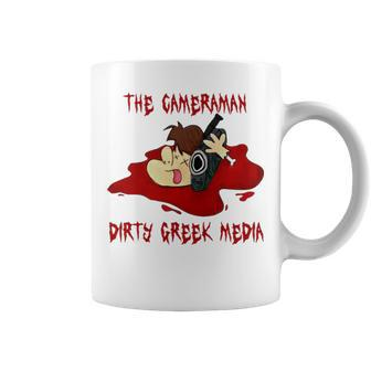 The Cameraman Dirty Greek Media Coffee Mug | Mazezy
