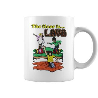 The Floor Is Lava Childrens Playing Coffee Mug | Mazezy