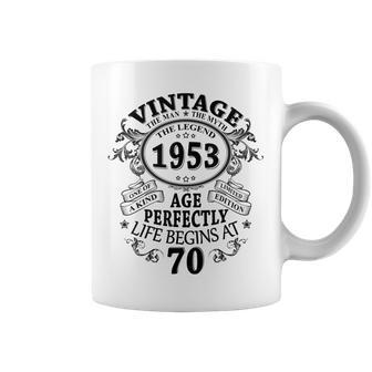 The Man Myth Legend 1953 Vintage 70Th Year Old Birthday Gift Coffee Mug - Seseable