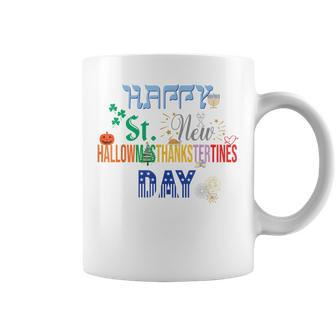The Ultimate Holiday For A Funny & Happy Every Holiday Coffee Mug - Seseable