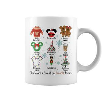 There Are A Few Of My Favorite Things Cute Xmas Gifts Mouse Coffee Mug - Seseable