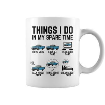 Things I Do In My Spare Time Funny Car Enthusiast Car Lover V12 Coffee Mug - Seseable