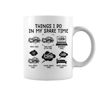 Things I Do In My Spare Time Funny Car Enthusiast Car Lover V27 Coffee Mug - Seseable