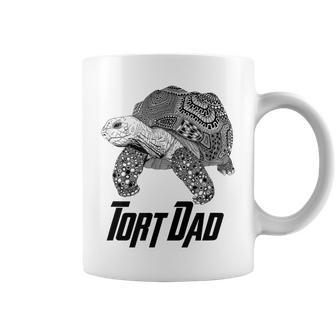 Tort Dad Sulcata African Spurred Tortoise Turtle Shell Coffee Mug | Mazezy