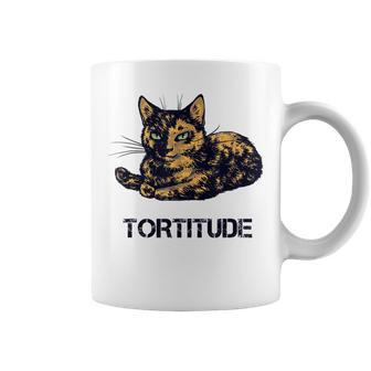 Tortitude Cat Tortoiseshell Kittens Torties Kitty Coffee Mug | Mazezy