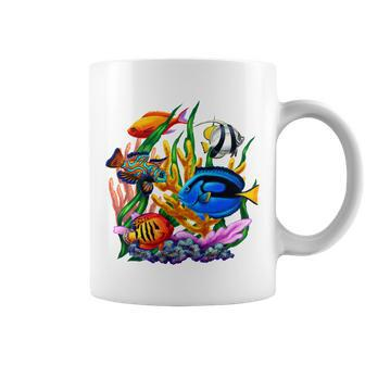 Tropical Fish V2 Coffee Mug - Monsterry