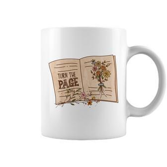 Turn The Page Reading Book Custom Coffee Mug - Thegiftio UK