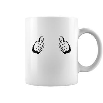 Two Thumbs Up This Guy Or Girl Custom Graphic T Coffee Mug - Thegiftio UK