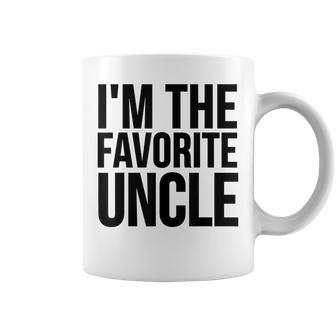 Uncle Funny Gift Im The Favorite Uncle Coffee Mug