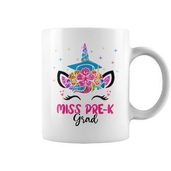 Unicorn Miss Prek Grad Preschool Graduation Girls Kids Coffee Mug - Thegiftio UK