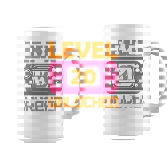 Unlocked Level Twenty Quickly Since 2002 So Happy 20Th Birthday Coffee Mug - Thegiftio UK