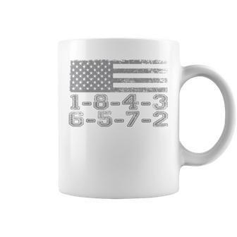 Usa Flag 18436572 Firing Order Small Block Engine V8 Block Coffee Mug - Seseable