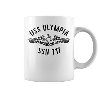 Uss Olympia Ssn 717 Submarine Badge Vintage Coffee Mug - Seseable