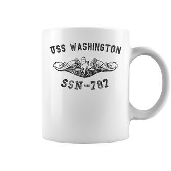 Uss Washington Ssn-787 Submarine Badge Vintage Coffee Mug - Seseable