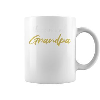 Vaccinated Grandpa Pro Vaccination Quote Grandparente Day Coffee Mug | Mazezy