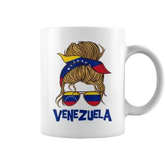 Venezuela For Girl Venezuelan Flag For Women Venezolana Coffee Mug | Mazezy