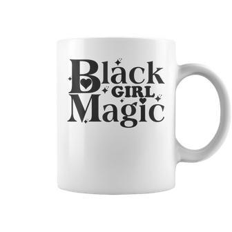 Vintage Afro Black Girl Magic Black History Retro Melanin Coffee Mug - Seseable