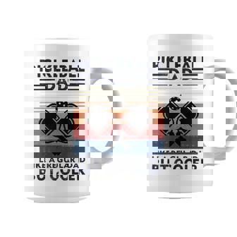 Vintage Pickleball Dad Like A Regular Dad But Cooler Unisex Coffee Mug | Mazezy