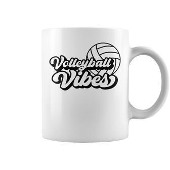 Volleyball Game Day Vibes Volleyball Mom Mothers Day  Coffee Mug