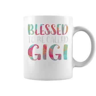 Womens Blessed To Be Called Gigi Mothers Day Coffee Mug - Thegiftio UK