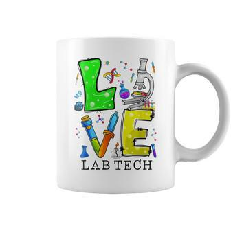 Womens Love Laboratory Technician Funny Lab Week 2023 Technologist Coffee Mug | Mazezy