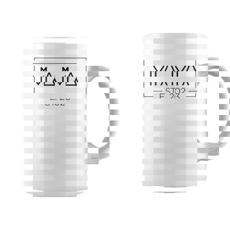 Womens Mama Est 2023 Promoted To Mommy Mothers Day 2023 Coffee Mug - Thegiftio