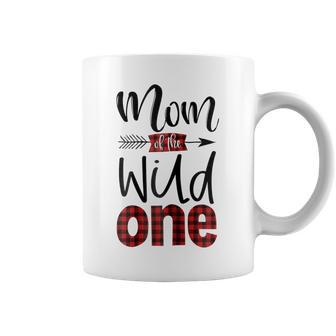 Womens Mom Of The Wild One Shirt Plaid Lumberjack 1St Birthday Tee Coffee Mug | Mazezy AU