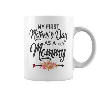 Womens My First Mothers Day As A Mommy Mothers Day 2023 New Mom Coffee Mug - Thegiftio UK