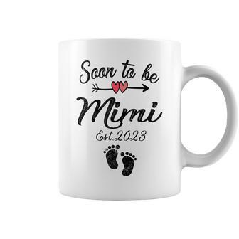 Womens Soon To Be Mimi 2023 Mothers Day First Time Mom Pregnancy Coffee Mug - Thegiftio UK