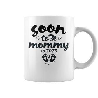 Womens Soon To Be Mommy First Time Mom New Mom Pregnancy Coffee Mug | Mazezy CA