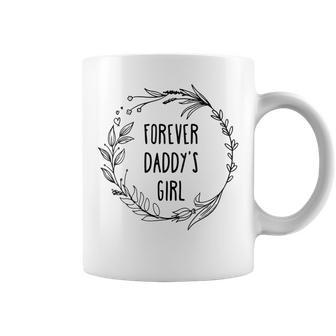 Womens Sweet Forever Daddys Girl Daughter To Father - Fathers Day Coffee Mug - Thegiftio UK