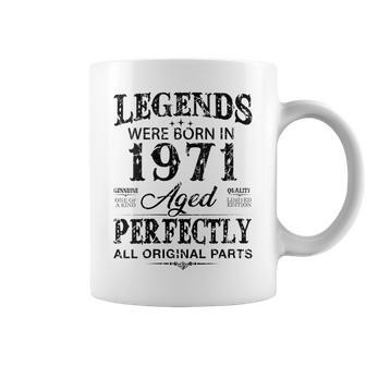 Womens Vintage 1971 Funny 51 Years Old Men And Women 51Th Birthday Coffee Mug - Seseable