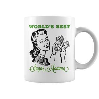 Womens Worlds Best Sugar Momma Mothers Day Adult Graphic Coffee Mug - Thegiftio UK